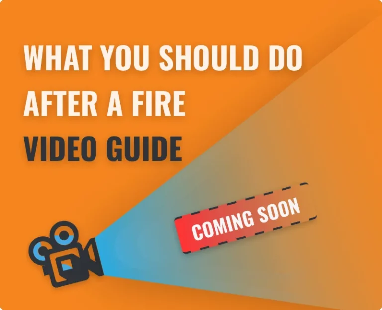 Video Tips for What You Should Do in Case of Fire Damage